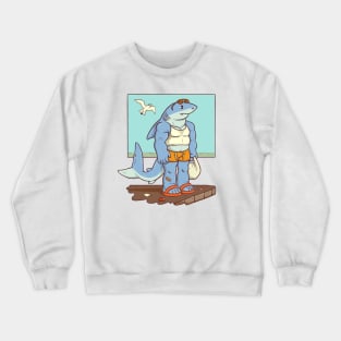 Shark Summer Crewneck Sweatshirt